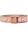Off-white New Logo Classic Industrial Belt In Neutrals