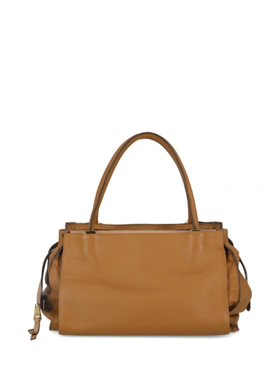 Pre-owned Chloé Leather Tote Bag In Brown