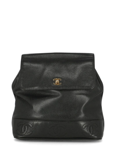 Pre-owned Chanel Bag Leather In Black
