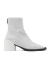 MM6 MAISON MARGIELA BOOTS IN WHITE LEATHER,6C4F971B-B406-D4DC-596B-7317146F14A2