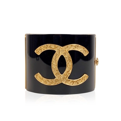 Pre-owned Chanel Black Plastic Bracelet