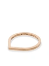 Repossi Antifer 18kt Rose Gold Band Ring In Gold
