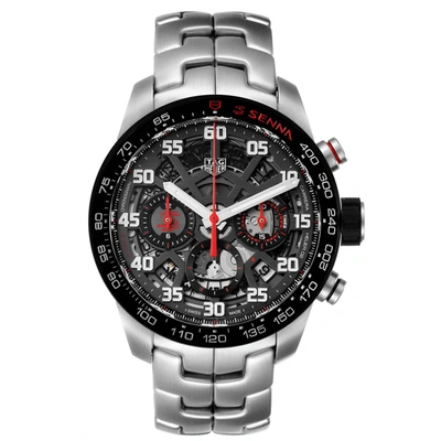 Tag Heuer Carrera Senna Special Edition Chronograph Watch Cbg2013 Box Card In Not Applicable