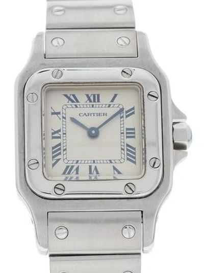 Cartier Santos Automatic Stainless Steel Ladies Watch In Not Applicable