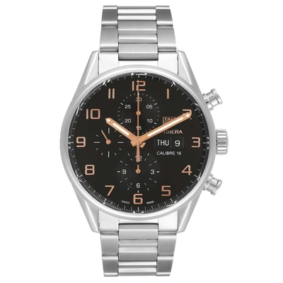 Tag Heuer Carrera Calibre 16 43mm Chronograph Mens Watch Cv2a1ab Card In Not Applicable