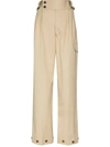 MAISON MARGIELA DECORATIVE-BUTTON TAILORED TROUSERS