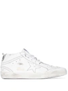 GOLDEN GOOSE MID STAR DISTRESSED SNEAKERS