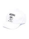 Moschino Double Question Mark-print Baseball Cap In White