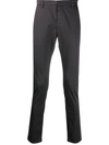 Dondup Slim-fit Chino Trousers In Grey