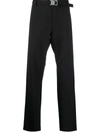 Alyx Metal Buckle Wool Blend Suit Pants In Black