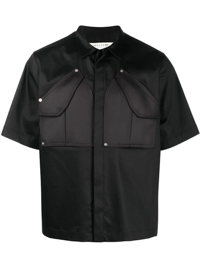 Alyx Patch Pocket Short-sleeved Shirt In Black