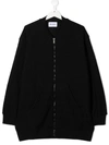 Dondup Teen Zipped Jacket In Black