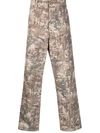 CARHARTT CAMOUFLAGE PRINT TROUSERS