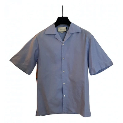 Pre-owned Gucci Shirt In Blue