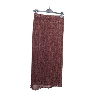 Pre-owned Suoli Maxi Skirt In Brown