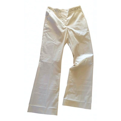 Pre-owned Paul & Shark Large Pants In White