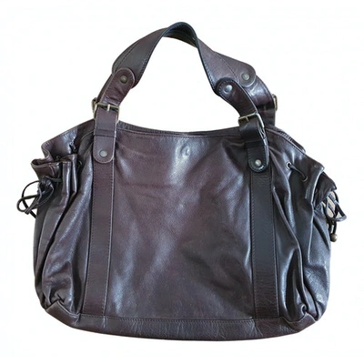 Pre-owned Gerard Darel 24h Brown Leather Handbag