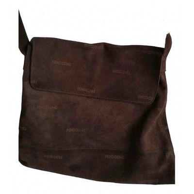 Pre-owned Fendissime Crossbody Bag In Brown