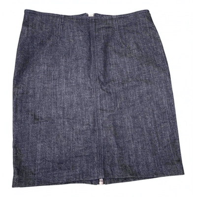 Pre-owned Juicy Couture Mini Skirt In Navy