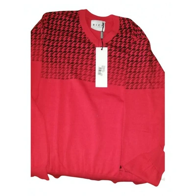 Pre-owned John Richmond Pull In Red