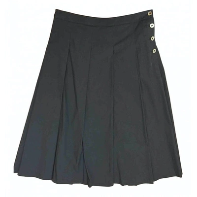 Pre-owned Alberto Biani Mid-length Skirt In Black