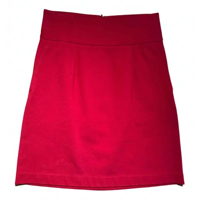 Pre-owned Theory Skirt In Red