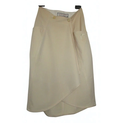 Pre-owned Krizia Wool Mid-length Skirt In Other