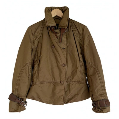 Pre-owned Ermanno Scervino Puffer In Brown