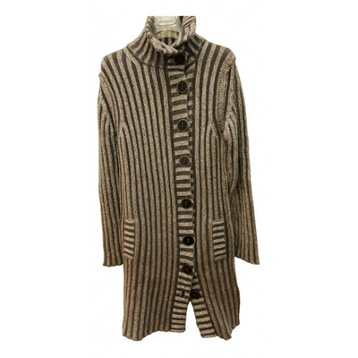Pre-owned Dolce & Gabbana Cashmere Cardigan In Silver