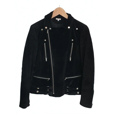 Pre-owned P.a.r.o.s.h Biker Jacket In Black