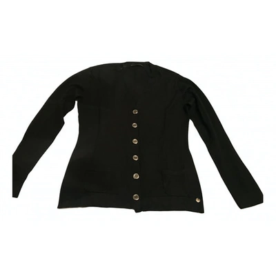 Pre-owned Seventy Wool Cardigan In Black