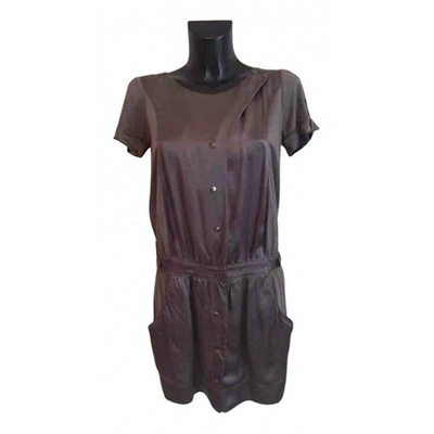 Pre-owned Comptoir Des Cotonniers Mid-length Dress In Anthracite