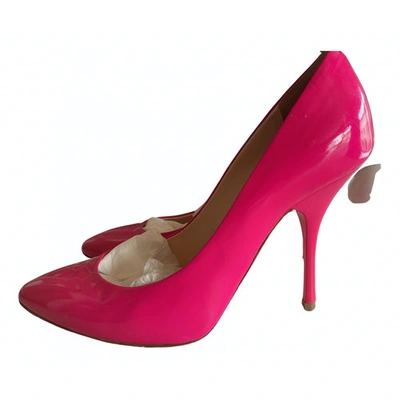 Pre-owned Giuseppe Zanotti Patent Leather Heels In Pink