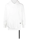 RICK OWENS DRKSHDW REVERSED DRAWSTRING HOODIE