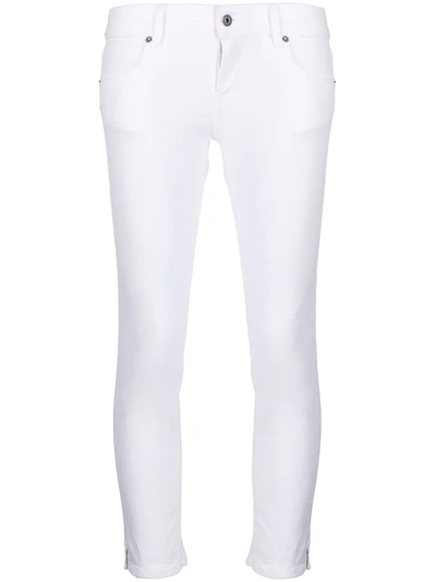 Dondup Low-rise Skinny Jeans In White