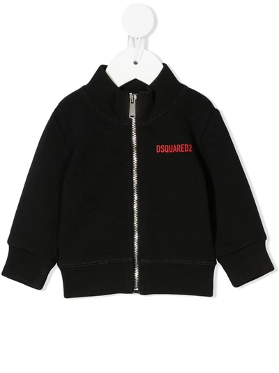 Dsquared2 Babies' Kids Sweat Jacket For For Boys And For Girls In Black