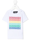 DSQUARED2 MULTI LOGO-PRINT T-SHIRT