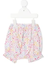 Siola Floral-print Shorts In Neutrals
