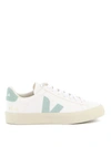 Veja Campo Low-top Sneakers In Extra White Matcha