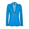 Pinko Single-breasted Blazer In Blu
