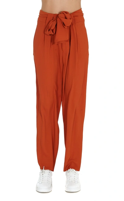 Dondup Shadow Pants In Orange