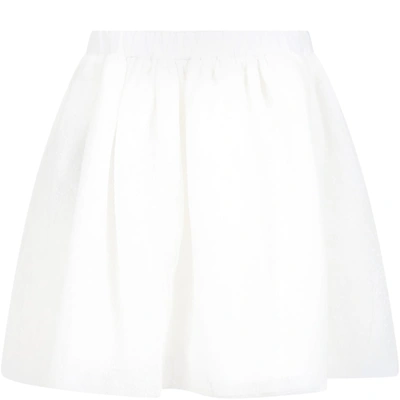 Douuod Kids' White Skirt For Girl