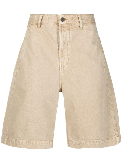 Jacquemus Beige Denim 'le Short De Nimes' Shorts