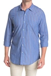 ALEX MILL LIGHTWEIGHT STANDARD STRIPE PRINT REGULAR FIT SHIRT,840037846680