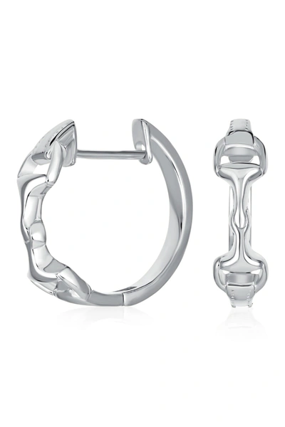Bling Jewelry Sterling Silver Hoop Earrings