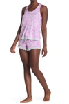 Honeydew Intimates Lace Racerback Tank & Shorts Pajama 2-piece Set In Ipanemapalms