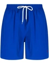 Polo Ralph Lauren Classics Mens Traveller Logo-embroidered Swim Shorts In Blue