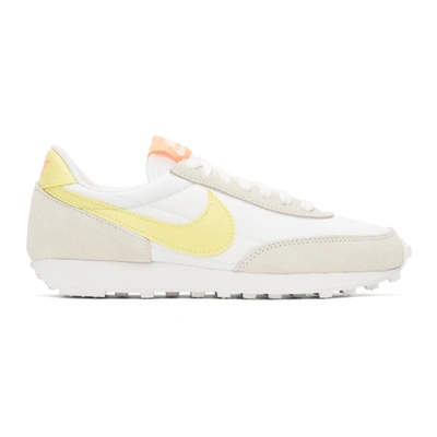 Nike Women's Daybreak Casual Sneakers From Finish Line In White/yellow