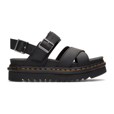 Dr. Martens Voss Ii Platform Sandal In Black
