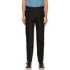 TOM FORD BLACK MILITARY CHINO TROUSERS